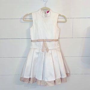 White/beige POP cocktail dress size 6/8